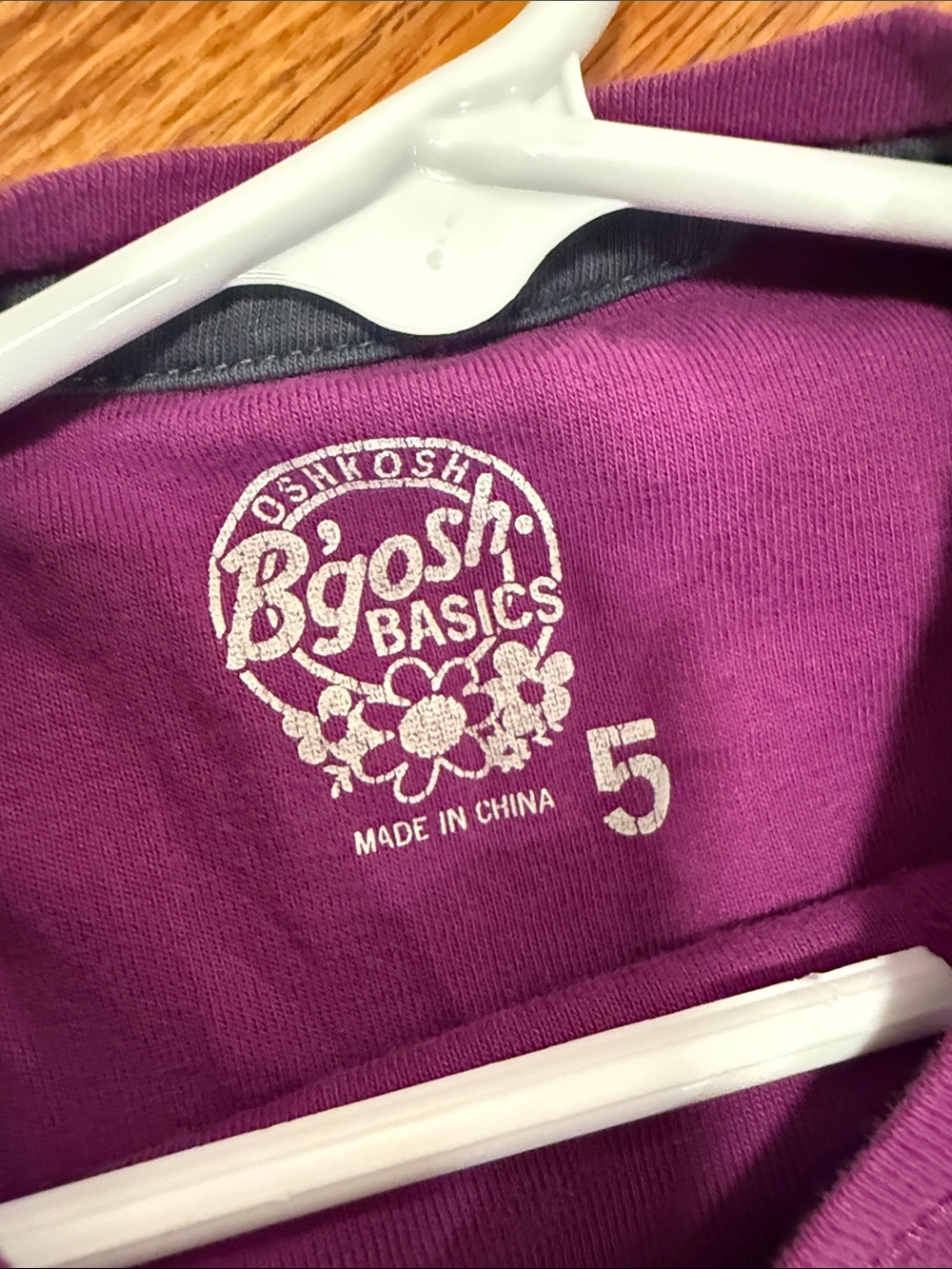 OshKosh B'gosh Girls' Purple Long-Sleeve Deer Tee and Denim Overalls Set - Picture 7 of 8